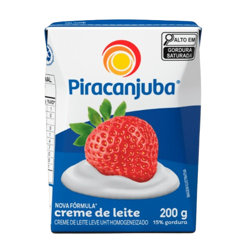 Creme De Leite 200g Uht Caixa Piracanjuba