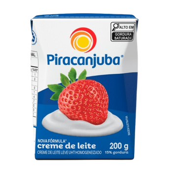 Creme De Leite 200g Uht Caixa Piracanjuba