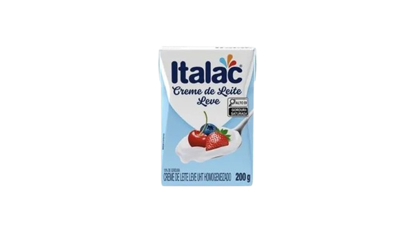Creme De Leite Leve 200g Italac