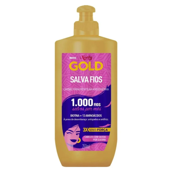 Creme Pentear 250ml Gold Salva Fios Niely