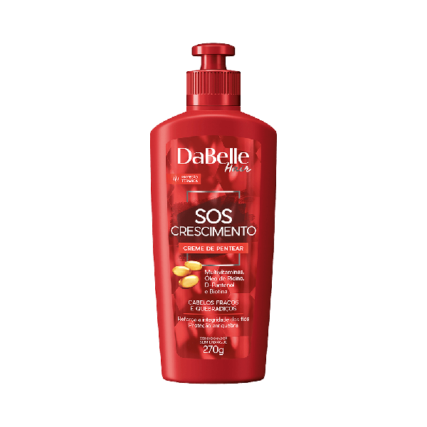 Creme Pra Pentear 270g Sos Crescimento Da Belle