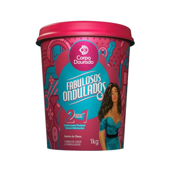 Creme Tratamento 1kg Ondulados C.Dourado