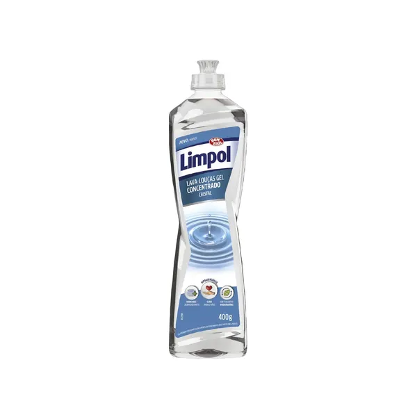 Detergente Em Gel Concentrado 400ml Limpol Cristal