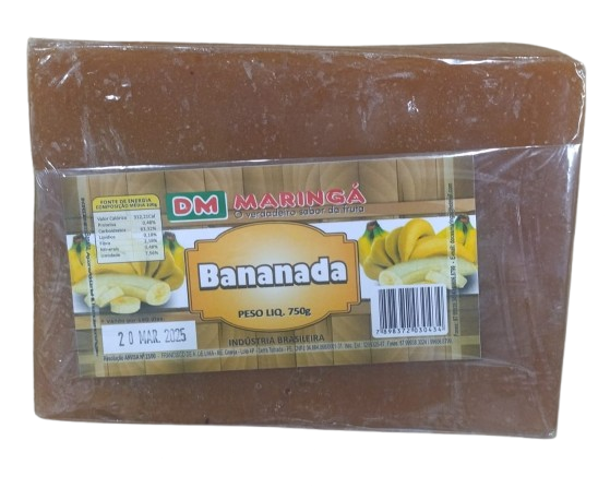Doce Bananada 750g Maringa