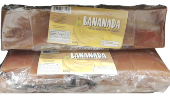 Doce Bananada Tablete 400g 50309 Frutavalle