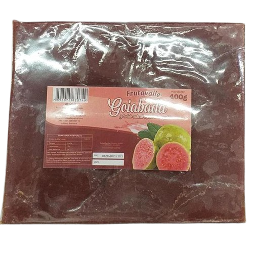 Doce Goiabada Barra 400g 50322 Frutavalle