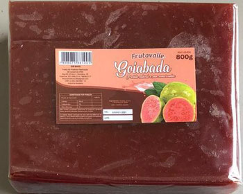Doce Goiabada Barra 800g 50324 Frutavalle