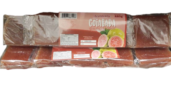 Doce Goiabada Tablete 220g 50341 Frutavalle