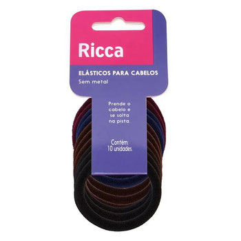 Elastico Para Cabelo C/10un Ricca