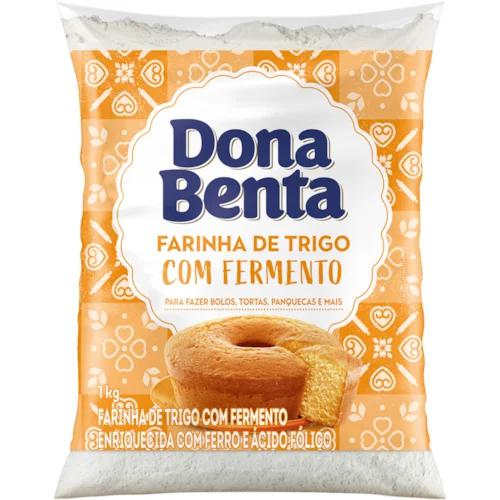 Farinha De Trigo 1kg C/fermento Dona Benta