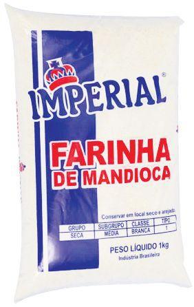 Farinha Mandioca 1kg Branca Imperial