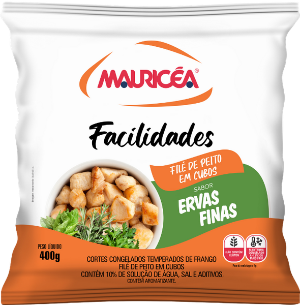 File De Peito Frango 400g Cubos