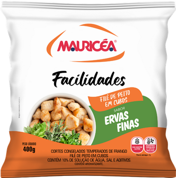 File De Peito Frango 400g Cubos