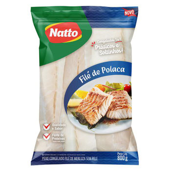 File De Polaca Natto Congelado 800g