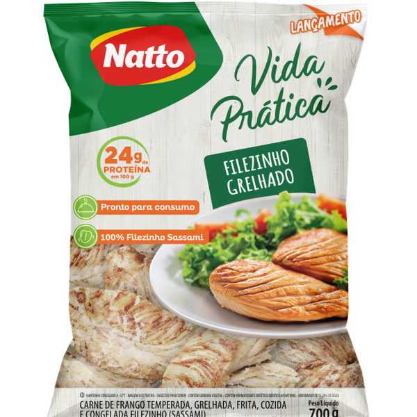 Filezinho Frango  Grel Temp 700g Natto