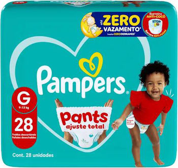 Fralda Desc. Pants At g C/28un Pampers