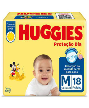 Fralda Descartavel Jumbinho m Com 18 Huggies