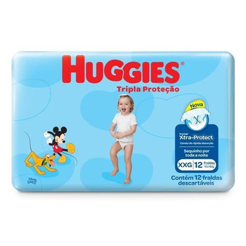 Fralda Descartavel Jumbinho Xxg Com 12un Huggies