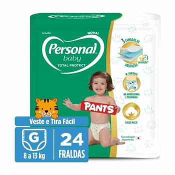 Fralda Descartavel Pants G Com 24un Personal