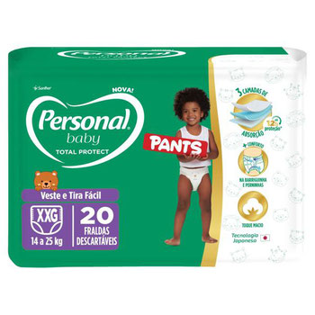 Fralda Descartavel Pants Xxg Com 20un Personal
