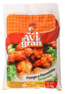 Frango a Passarinho Avigran 1kg Temperado