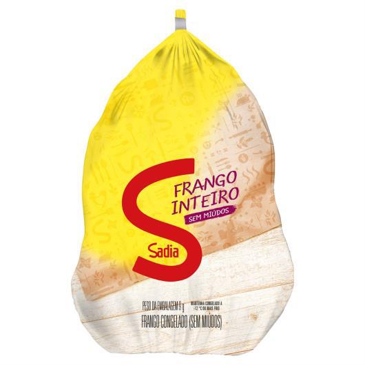 Frango Inteiro Congelado Sem Tempero Sem Miudos Kg Sadia