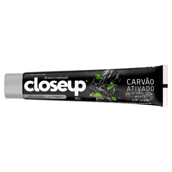 Gel Gental 128g C.Ativado Menta Close Up