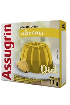 Gelatina 10g Abacaxi Assugrin