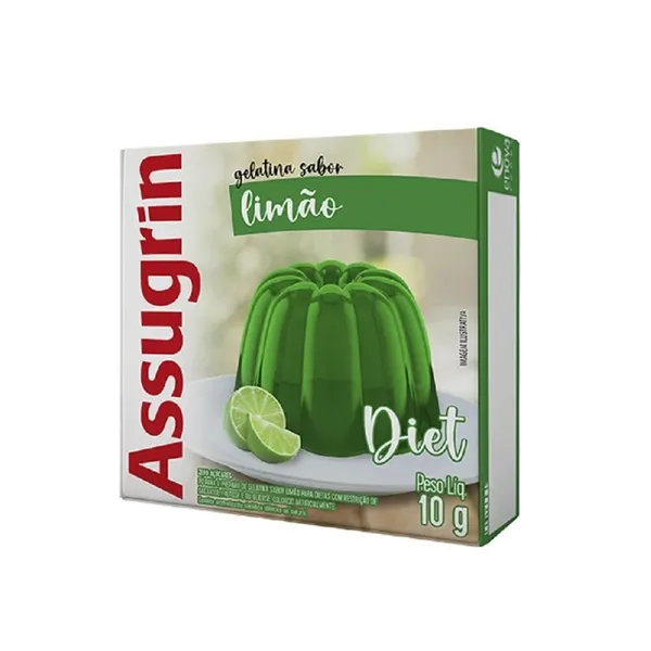 Gelatina 10g Limao Assugrin