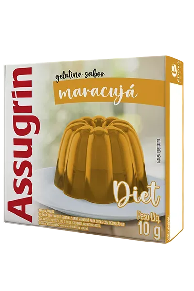 Gelatina 10g Maracujá Assugrin