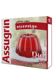 Gelatina 10g Morango Assugrin