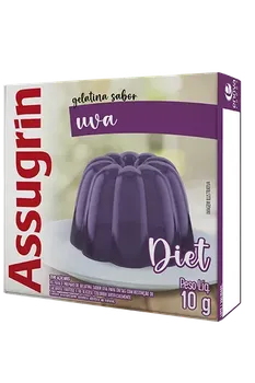 Gelatina 10g Uva Assugrin