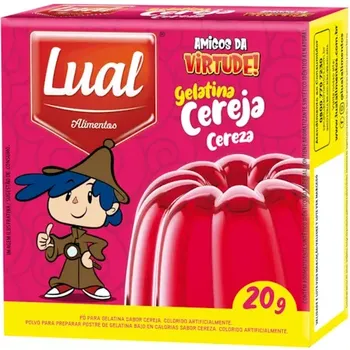 Gelatina 20g Gelatina de Cereja Lual