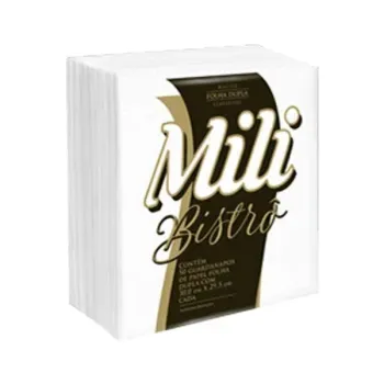 Guardanapo Bistro Folha Dupla 23x22 Mili