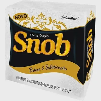 Guardanapo Snob 32,5x32,5 Com 50un