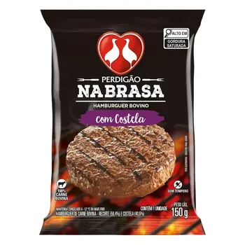 Hamburguer Bovino Costela 150g Perdigão