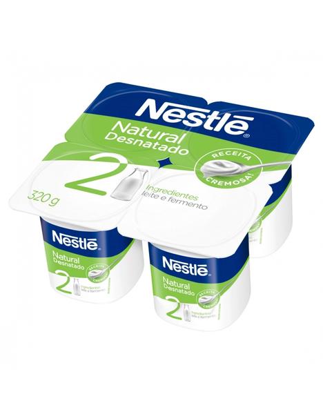 Iogurte 320g Natural Desnatado Nestle