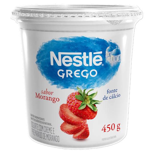 Iogurte Grego Potão 450g Morango