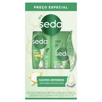 Kit Shampoo 300ml+condicionador 190ml Seda