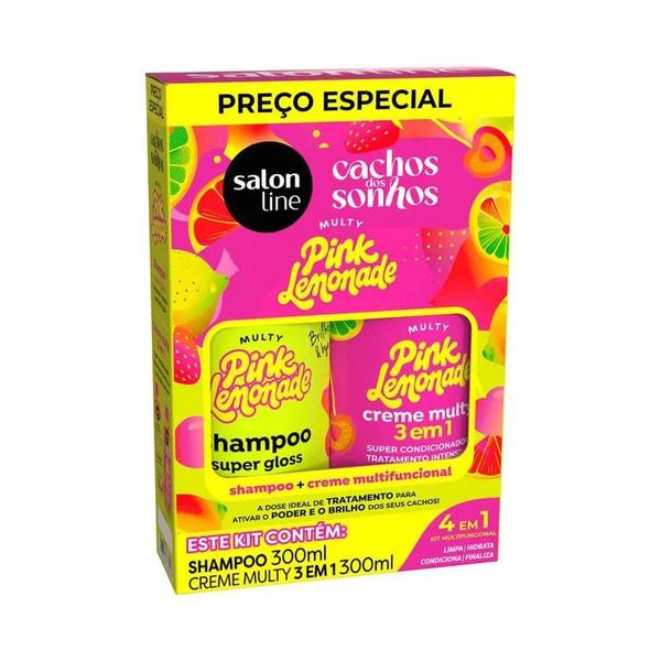 Kit Shampoo 300ml+ Creme Mult Salon Line
