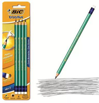 Lapis Preto Graf.C/Borracha N.2