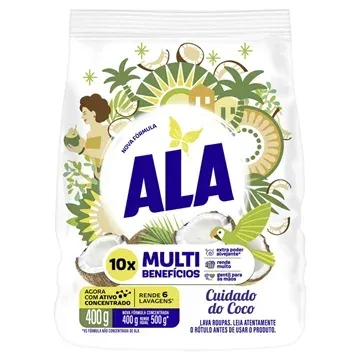 Lava Roupas Po Ala 400g Sache