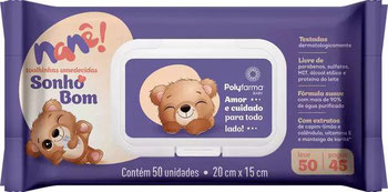 Lenço Umedecido Nanê Sonho Bom C/50 Uni.
