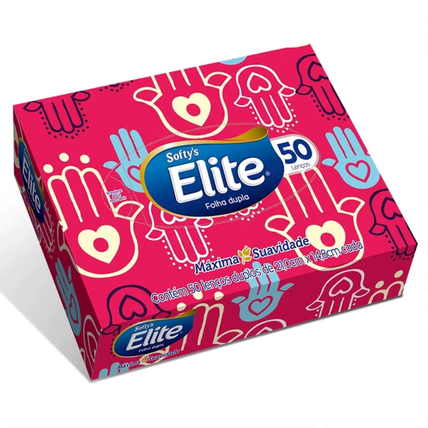 Lenços de Papel Com 50 Softys