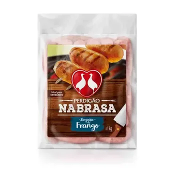 Linguiça Perdigao Frango Na Brasa Kg