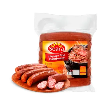 Linguica Calabresa Defumada Kg Seara