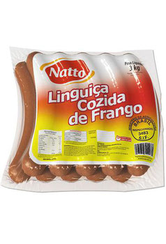Linguica Cozida De Frango Kg Natto