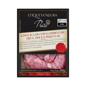 Linguica De C.Lombo C/E.Doce 400g Prieto