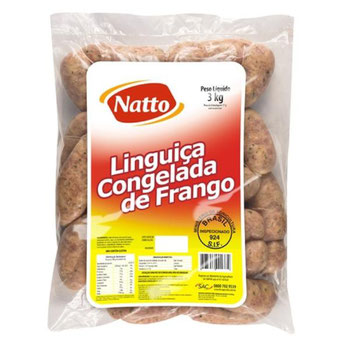 Linguica De Frango Congelado Kg Natto