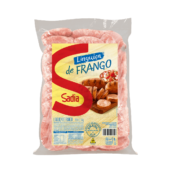 Linguica De Frango Congelado Kg Sadia